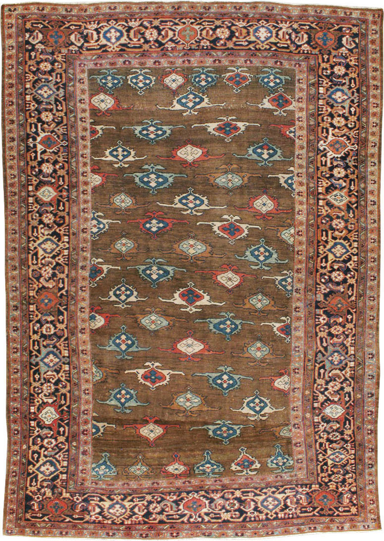 Antique Persian Mahal Carpet, No.8538 - Gsblank