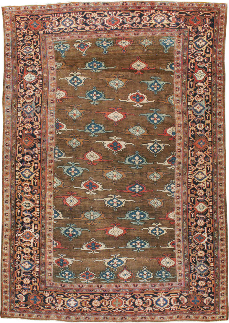 Antique Persian Mahal Carpet, No.8538 - Gsblank