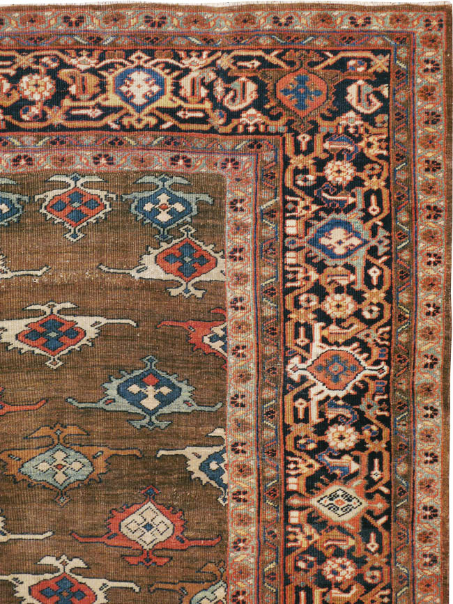 Antique Persian Mahal Carpet, No.8538 - Gsblank