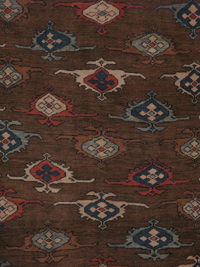 Antique Persian Mahal Carpet, No.8538 - Gsblank
