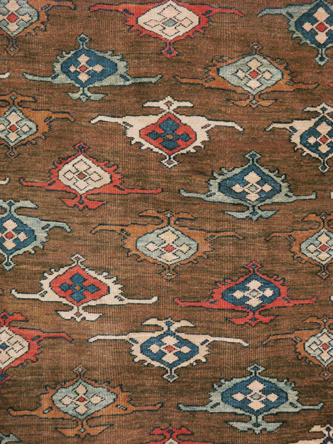 Antique Persian Mahal Carpet, No.8538 - Gsblank