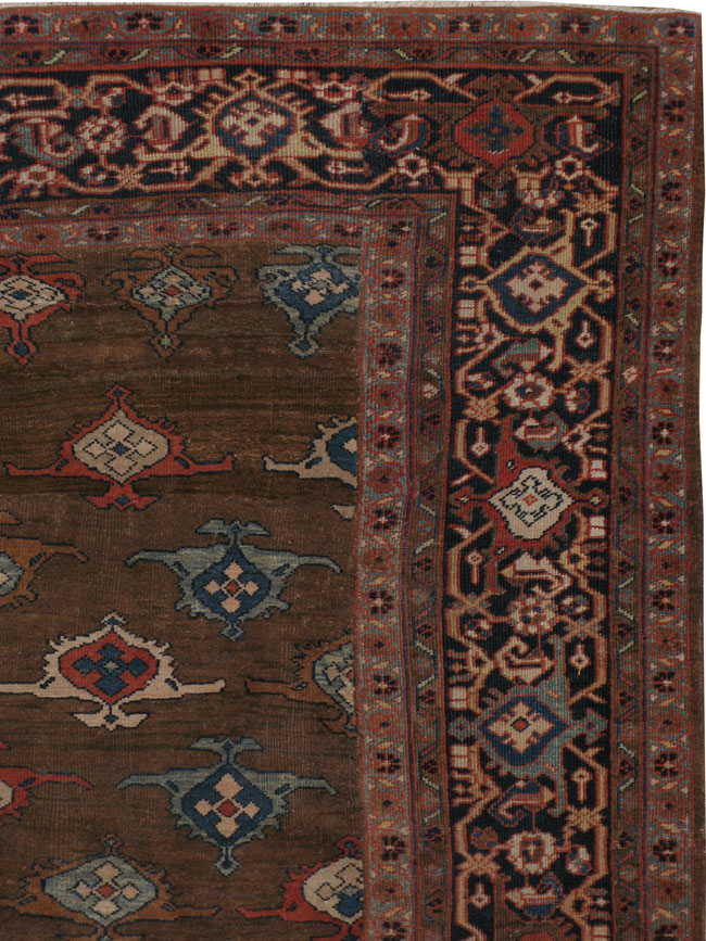 Antique Persian Mahal Carpet, No.8538 - Gsblank