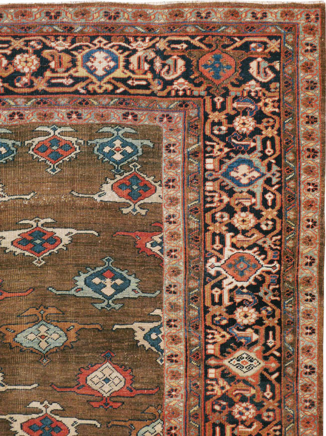 Antique Persian Mahal Carpet, No.8538 - Gsblank