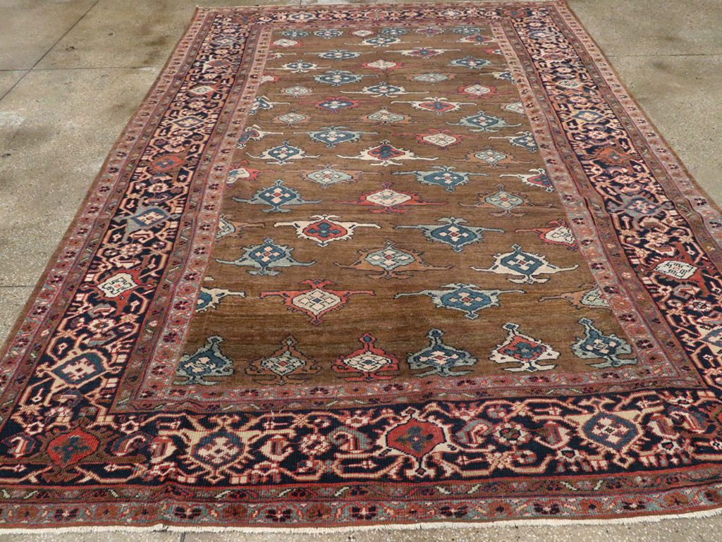 Antique Persian Mahal Carpet, No.8538 - Gsblank