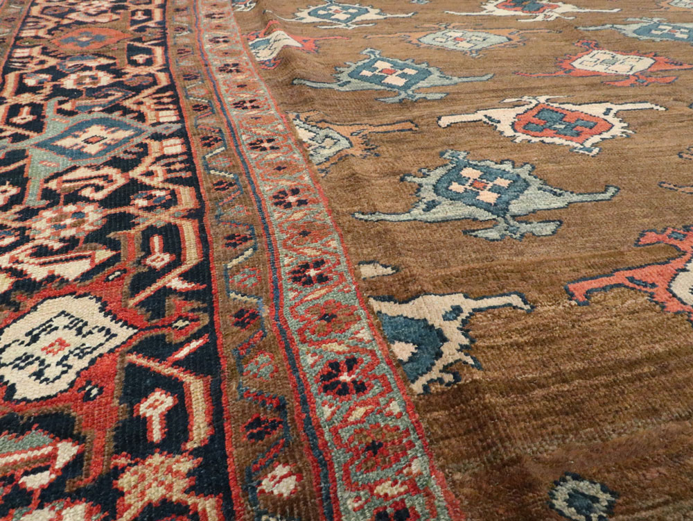 Antique Persian Mahal Carpet, No.8538 - Gsblank