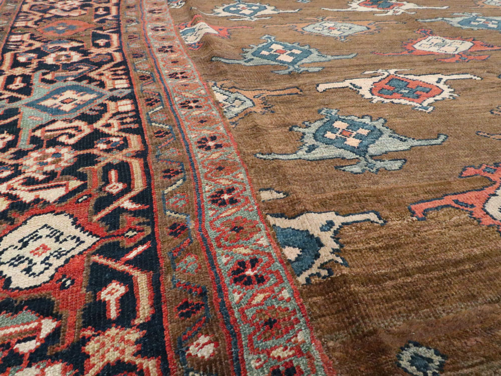 Antique Persian Mahal Carpet, No.8538 - Gsblank
