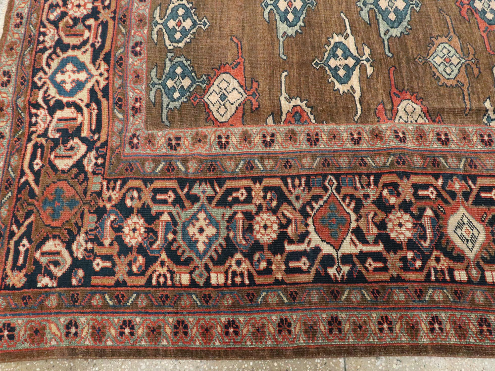 Antique Persian Mahal Carpet, No.8538 - Gsblank