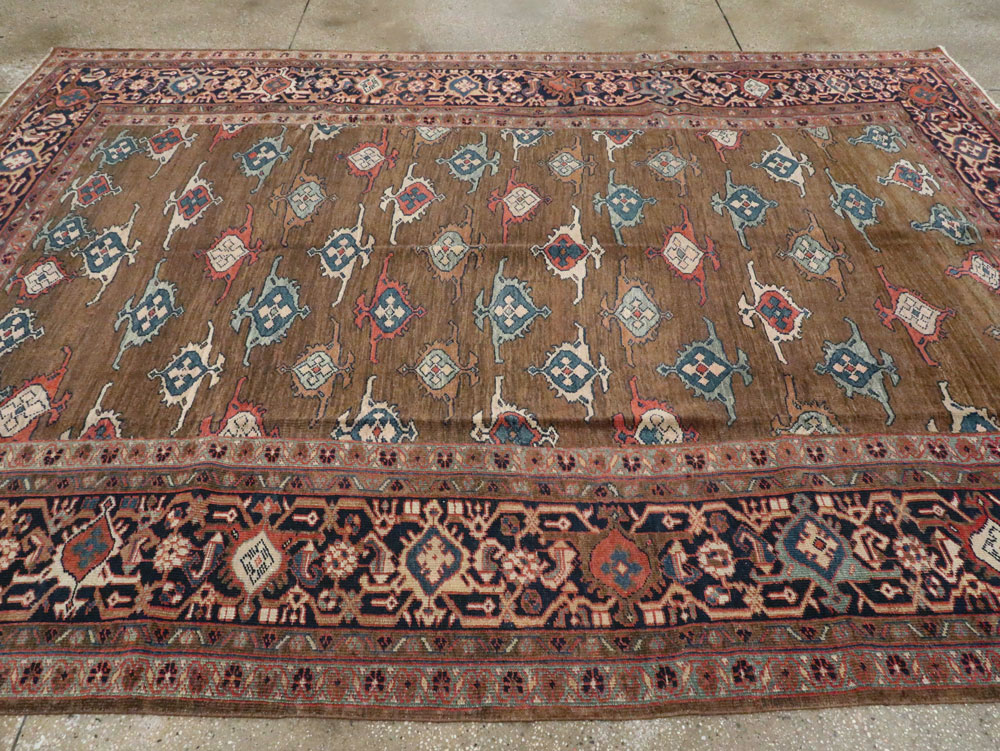 Antique Persian Mahal Carpet, No.8538 - Gsblank
