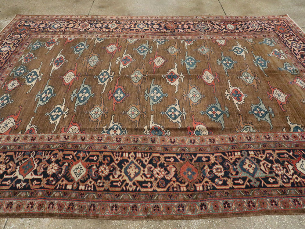 Antique Persian Mahal Carpet, No.8538 - Gsblank