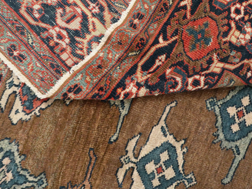 Antique Persian Mahal Carpet, No.8538 - Gsblank