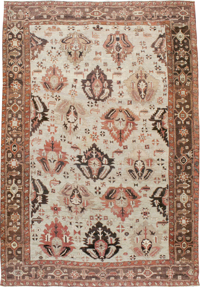 Antique Persian Heriz Carpet, No.8540 - Gsblank