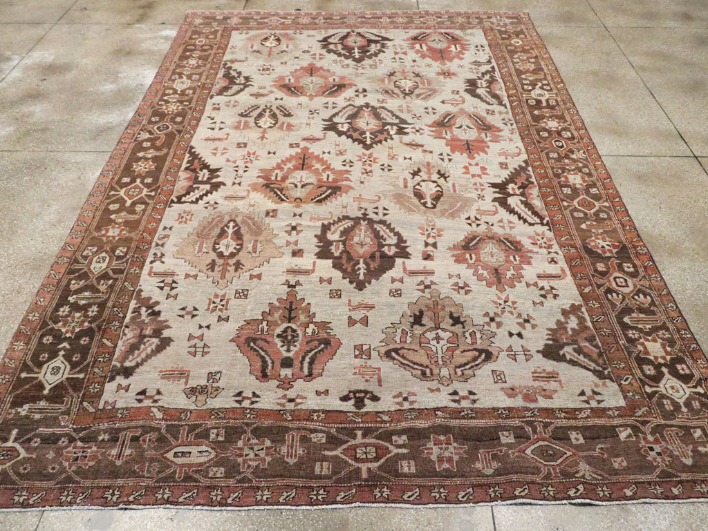 Antique Persian Heriz Carpet, No.8540 - Gsblank