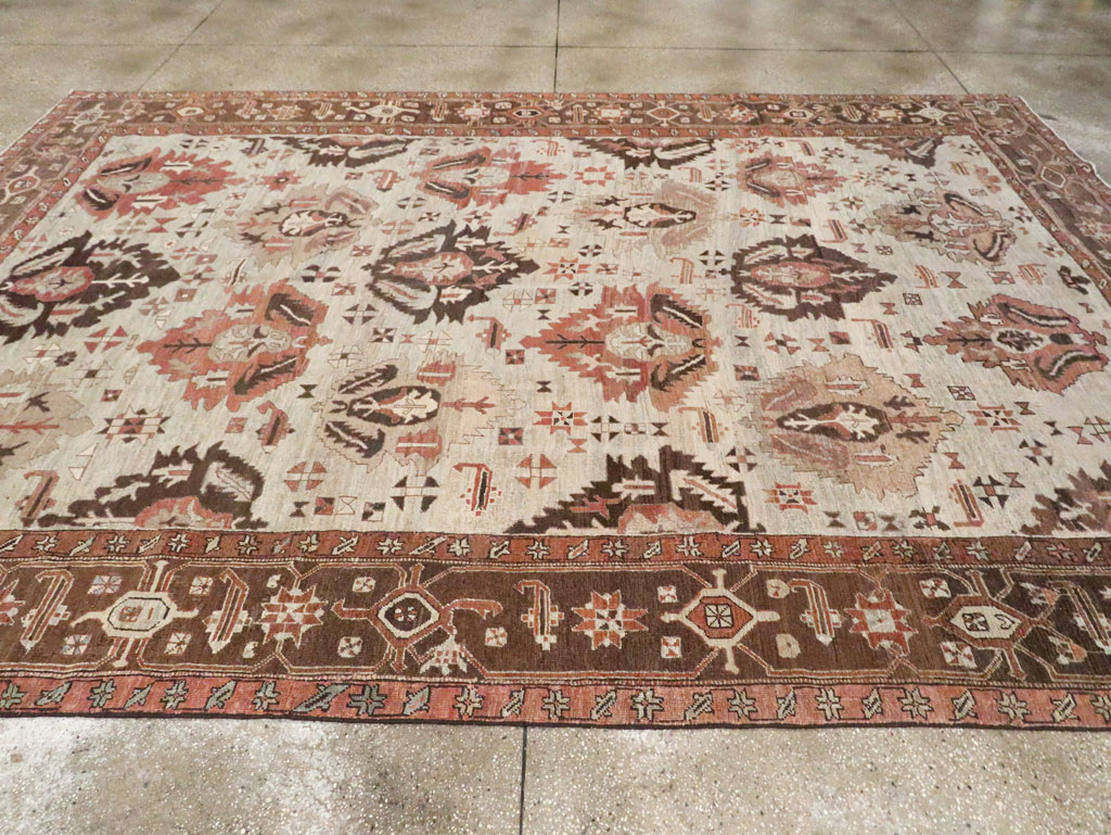 Antique Persian Heriz Carpet, No.8540 - Gsblank