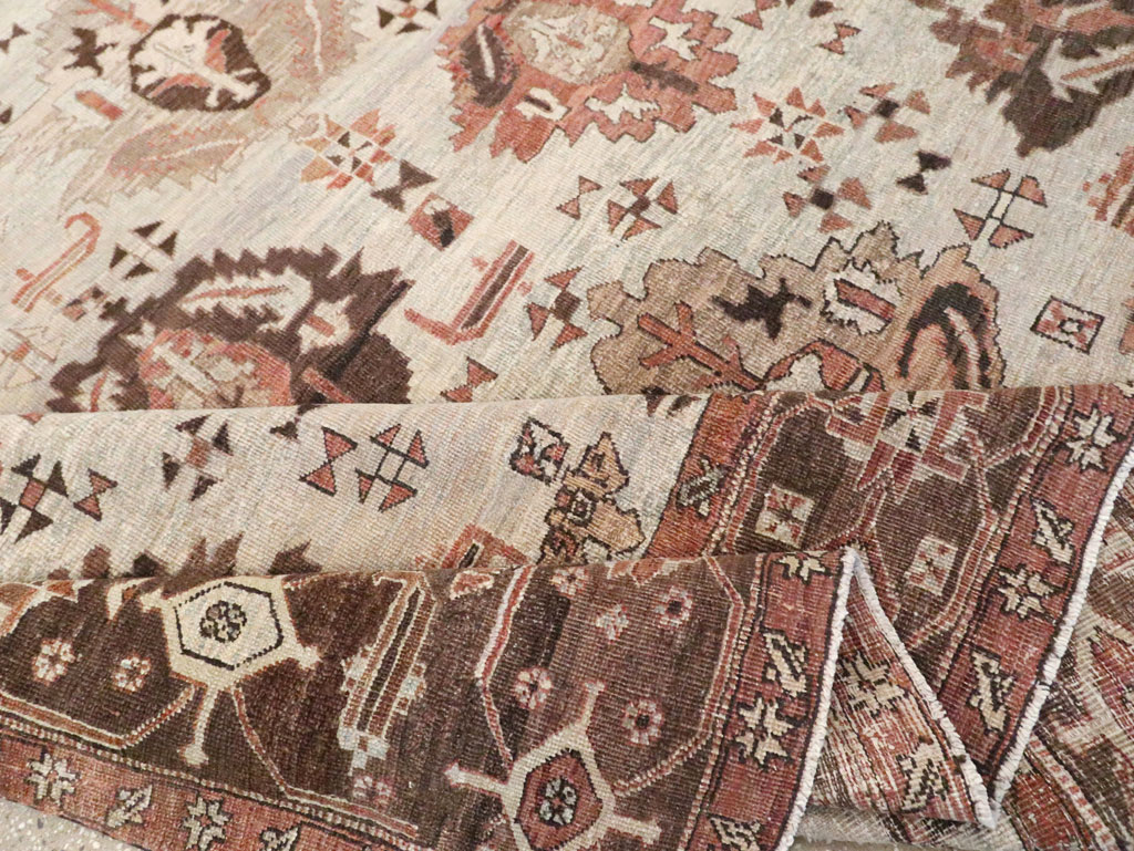 Antique Persian Heriz Carpet, No.8540 - Gsblank