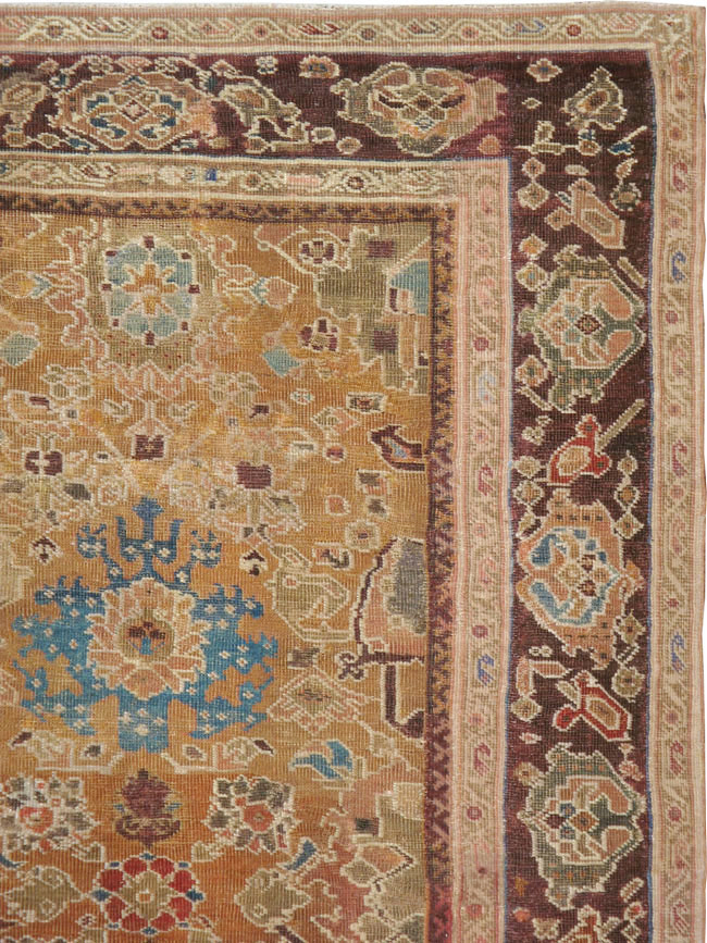 Antique Persian Mahal Carpet, No.8557 - Gsblank
