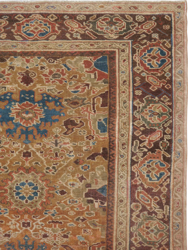 Antique Persian Mahal Carpet, No.8557 - Gsblank