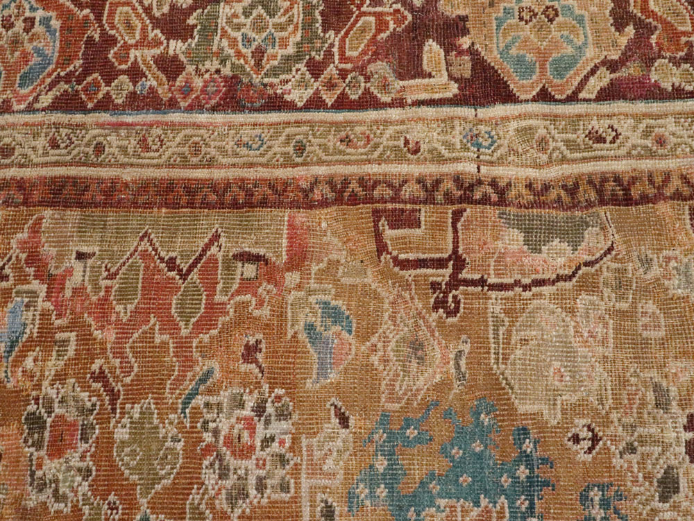 Antique Persian Mahal Carpet, No.8557 - Gsblank
