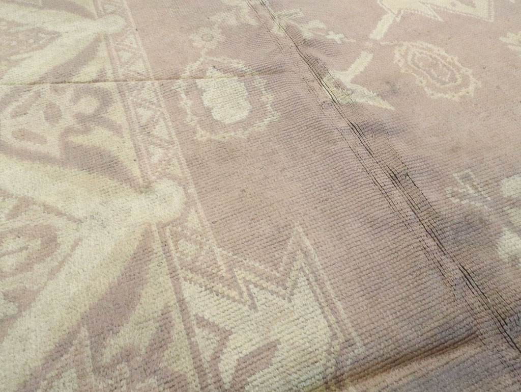 Vintage European Oushak Large Carpet, No.8600 - Gsblank