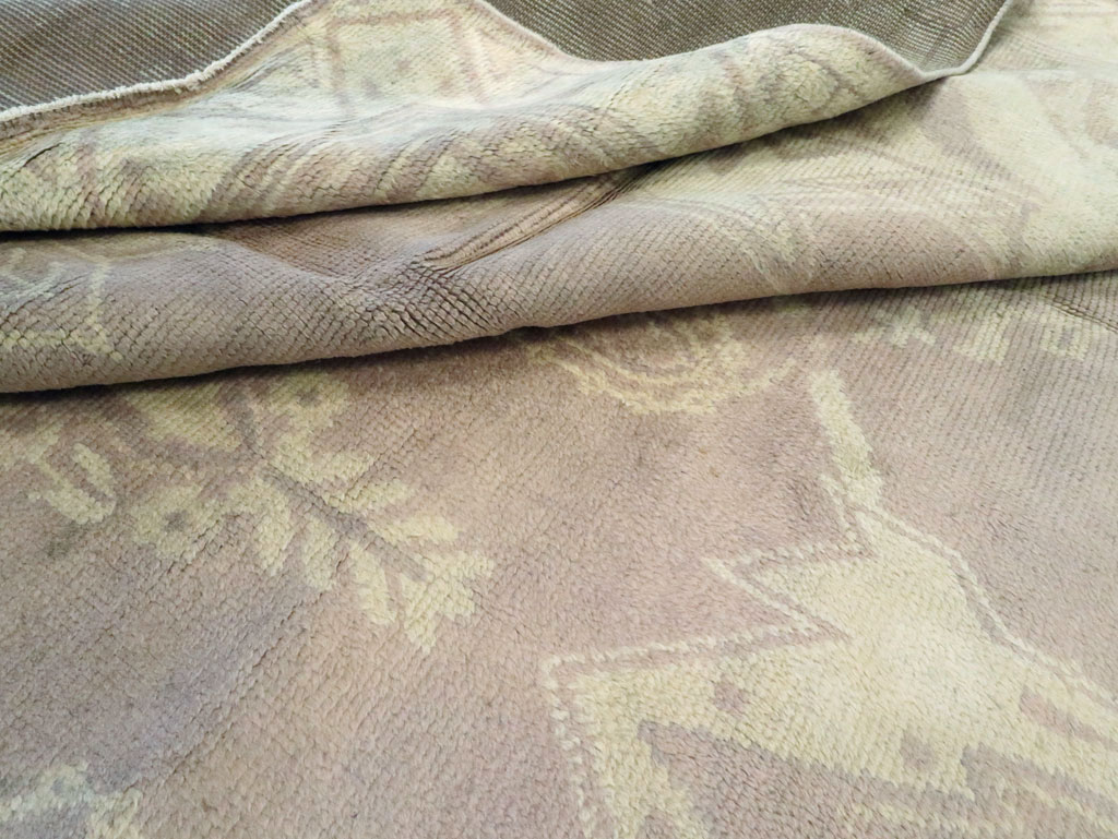 Vintage European Oushak Large Carpet, No.8600 - Gsblank