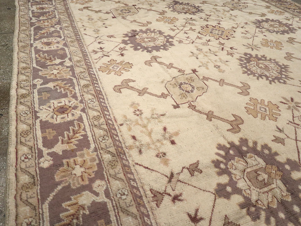 Vintage Turkish Oushak Carpet, No.8609 - Gsblank