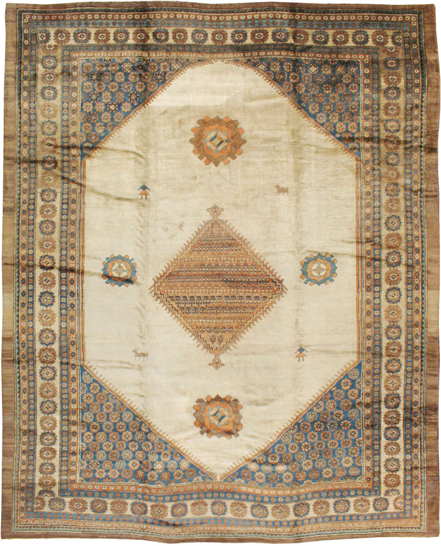 Antique Persian Bakshaish Carpet, No.8610 - Gsblank