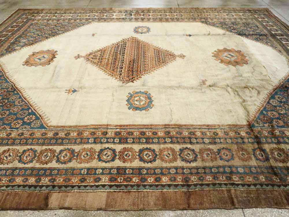 Antique Persian Bakshaish Carpet, No.8610 - Gsblank