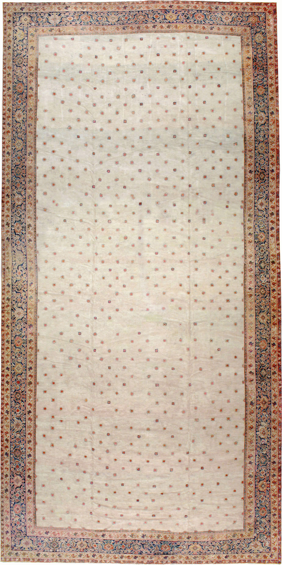 Antique Persian Mahal Carpet, No.8611 - Gsblank