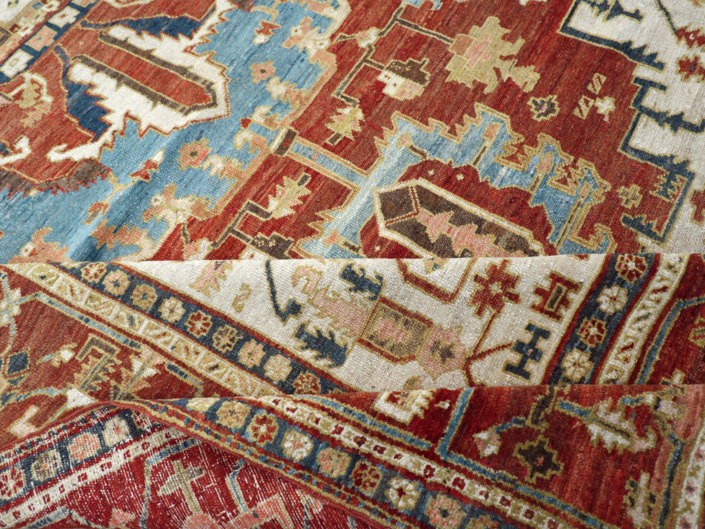 Antique Persian Heriz / Serapi Carpet, No.8639 - Gsblank