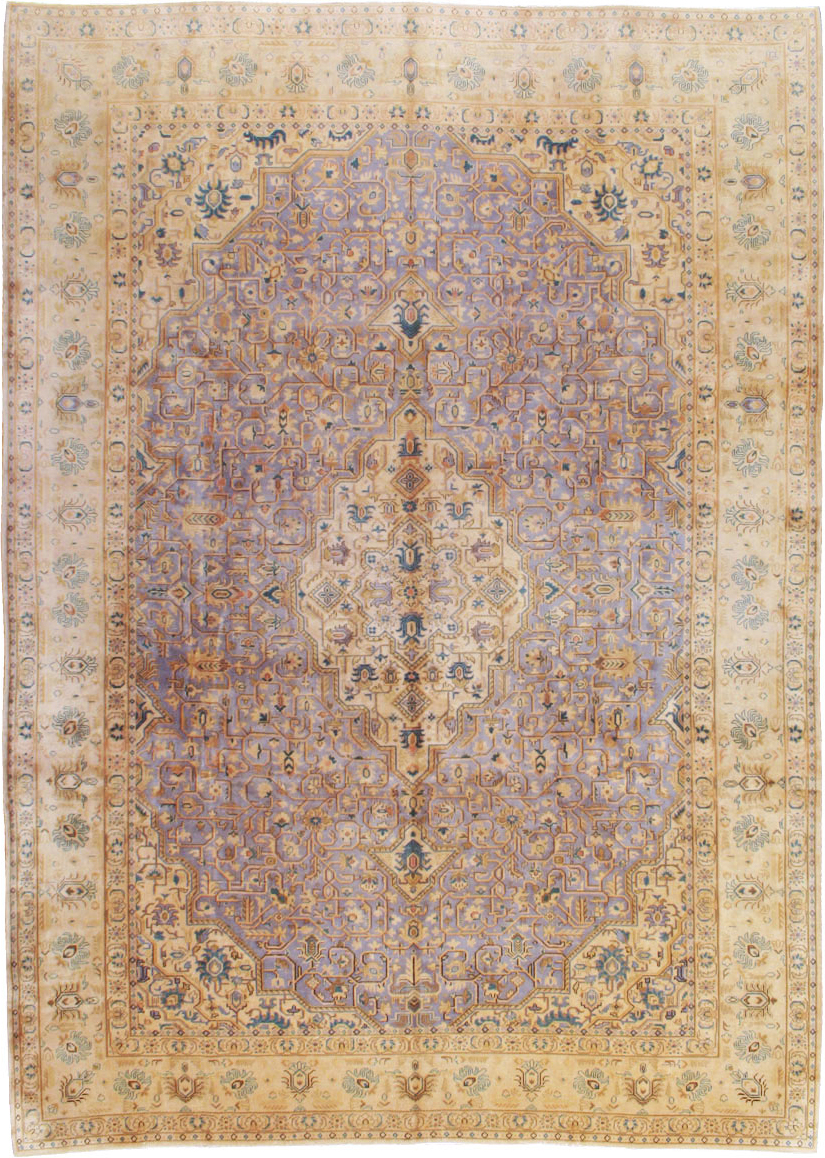Vintage Persian Kashan Carpet, No.8651 - Gsblank