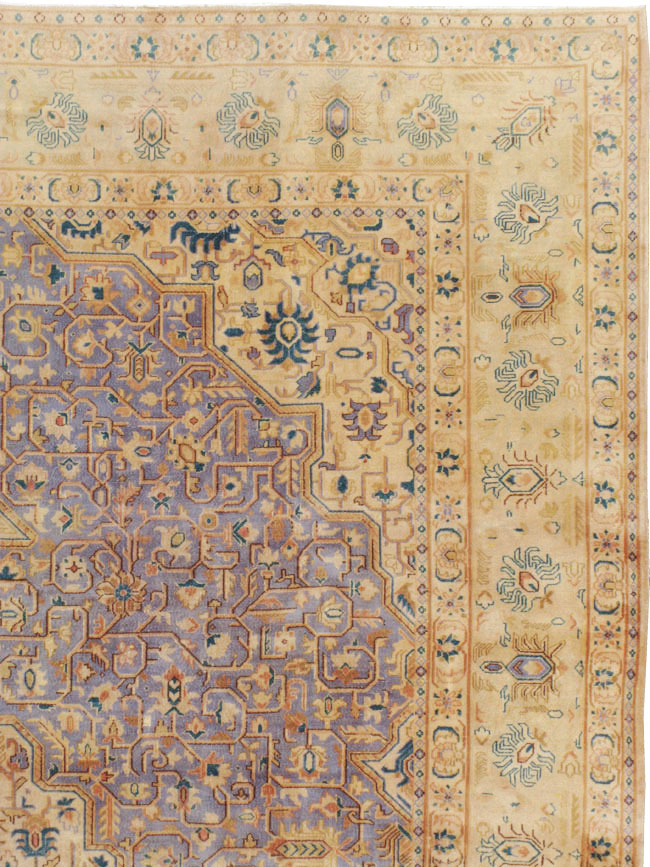 Vintage Persian Kashan Carpet, No.8651 - Gsblank