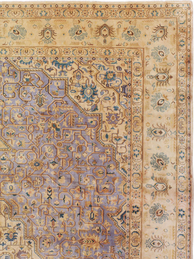 Vintage Persian Kashan Carpet, No.8651 - Gsblank