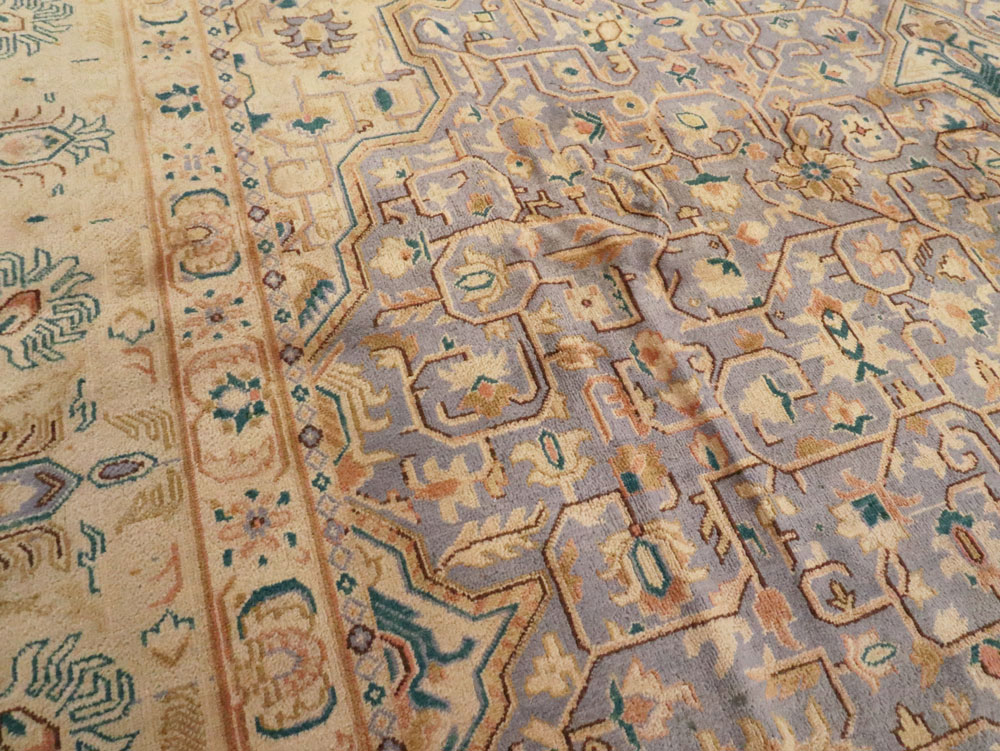 Vintage Persian Kashan Carpet, No.8651 - Gsblank