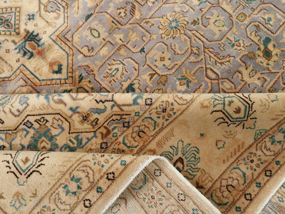 Vintage Persian Kashan Carpet, No.8651 - Gsblank