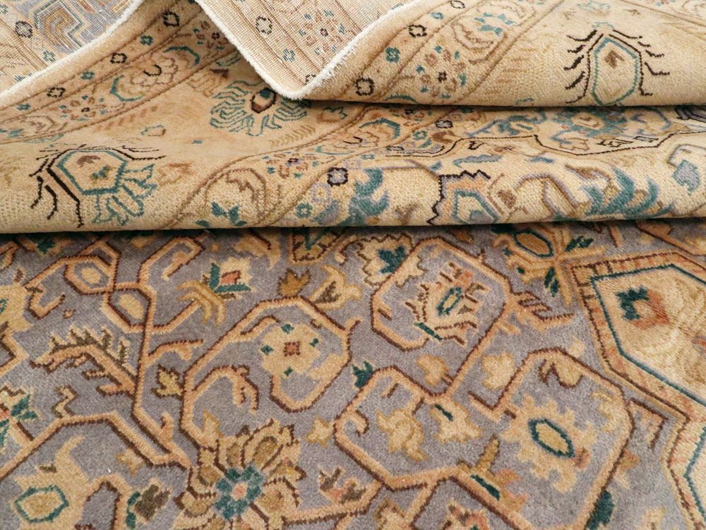 Vintage Persian Kashan Carpet, No.8651 - Gsblank