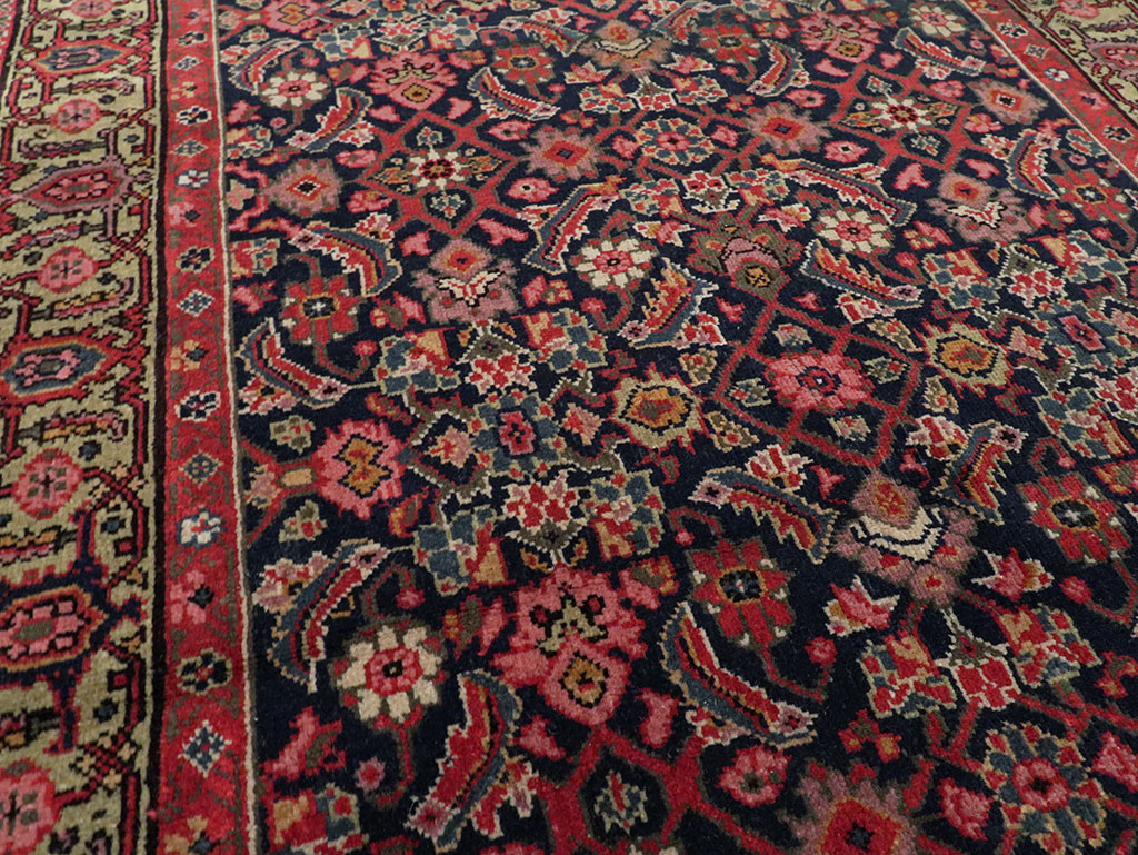 Antique Persian Fereghan Long Runner, No.8652 - Gsblank