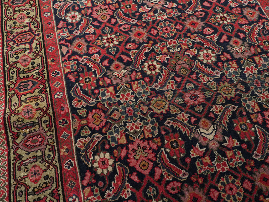 Antique Persian Fereghan Long Runner, No.8652 - Gsblank