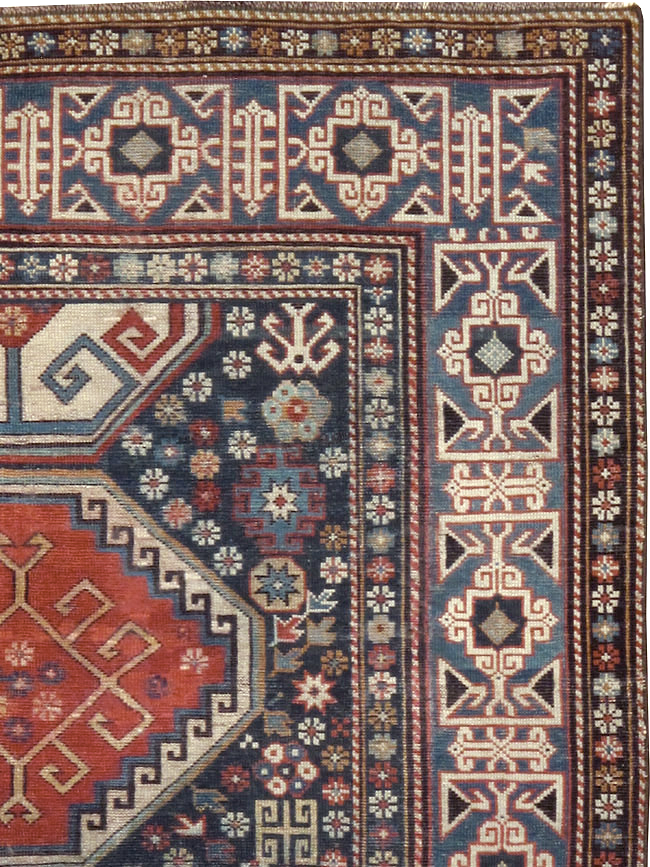 Antique Caucasian Shirvan Rug, No.8687 - Gsblank