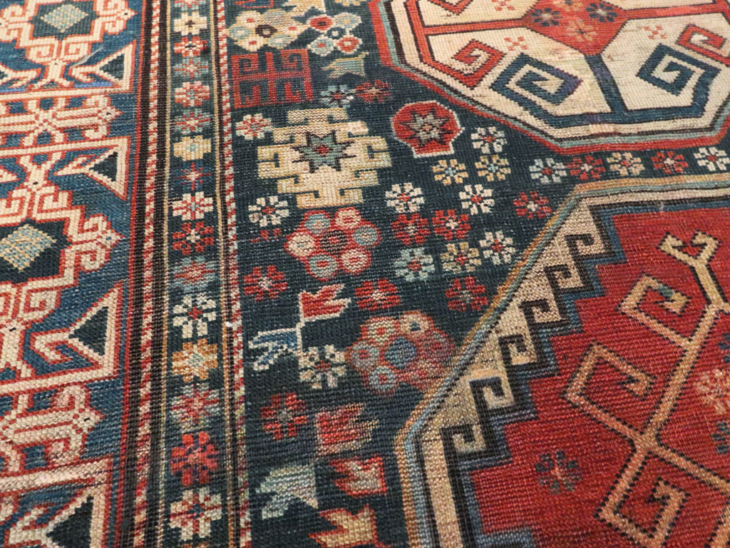Antique Caucasian Shirvan Rug, No.8687 - Gsblank