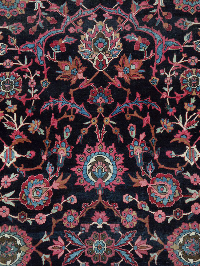 Antique Persian Lavar Kerman Carpet, No.8700 - Gsblank