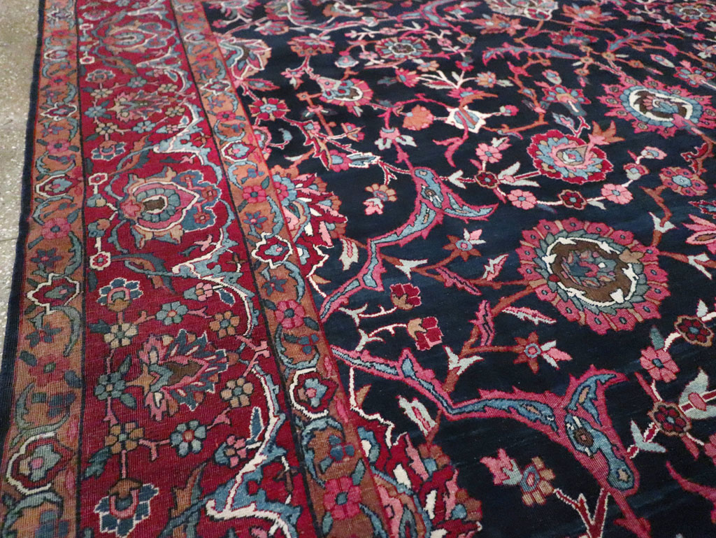 Antique Persian Lavar Kerman Carpet, No.8700 - Gsblank