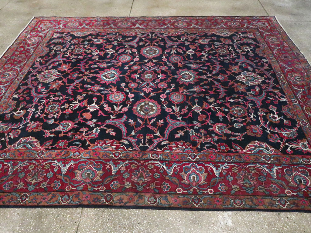 Antique Persian Lavar Kerman Carpet, No.8700 - Gsblank