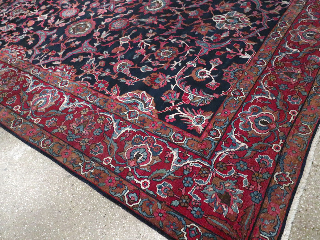Antique Persian Lavar Kerman Carpet, No.8700 - Gsblank