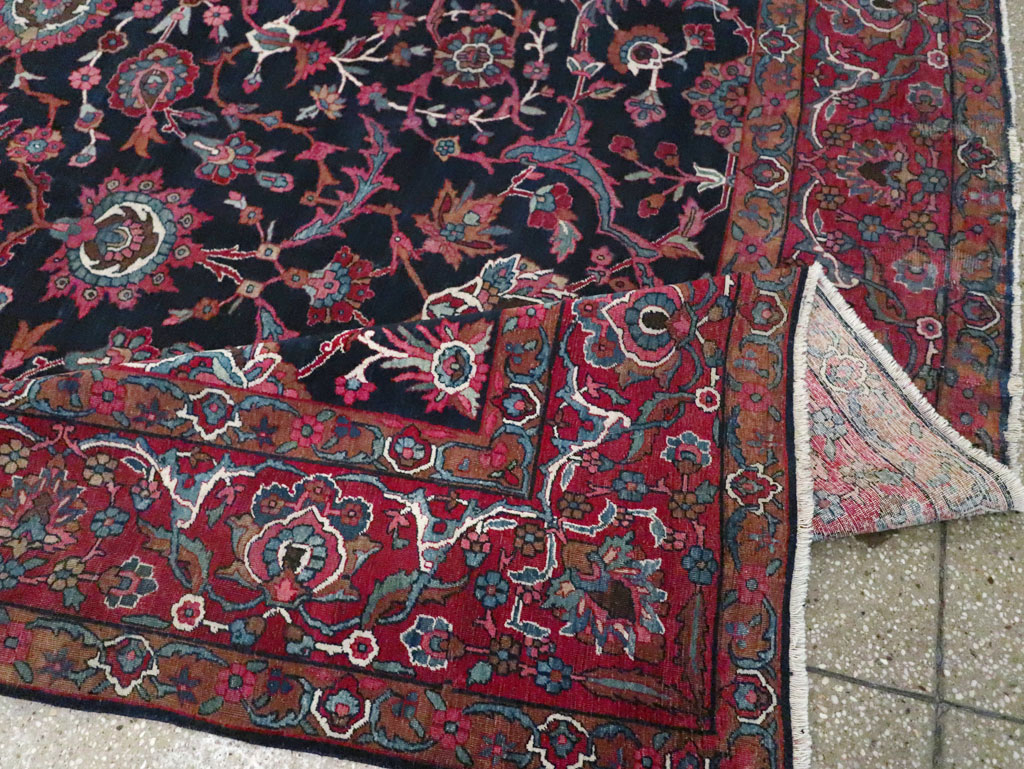 Antique Persian Lavar Kerman Carpet, No.8700 - Gsblank