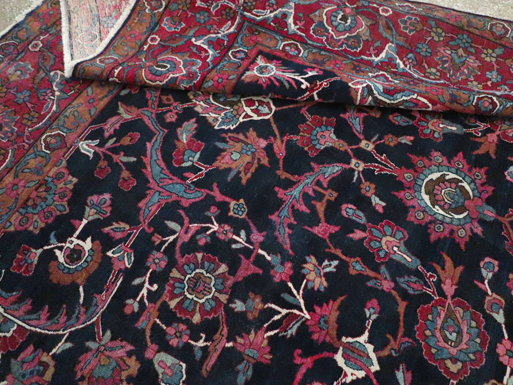 Antique Persian Lavar Kerman Carpet, No.8700 - Gsblank