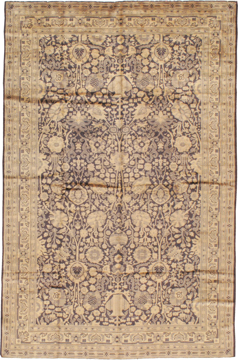 Vintage Indian Lahore Accent Carpet, No.8702 - Gsblank