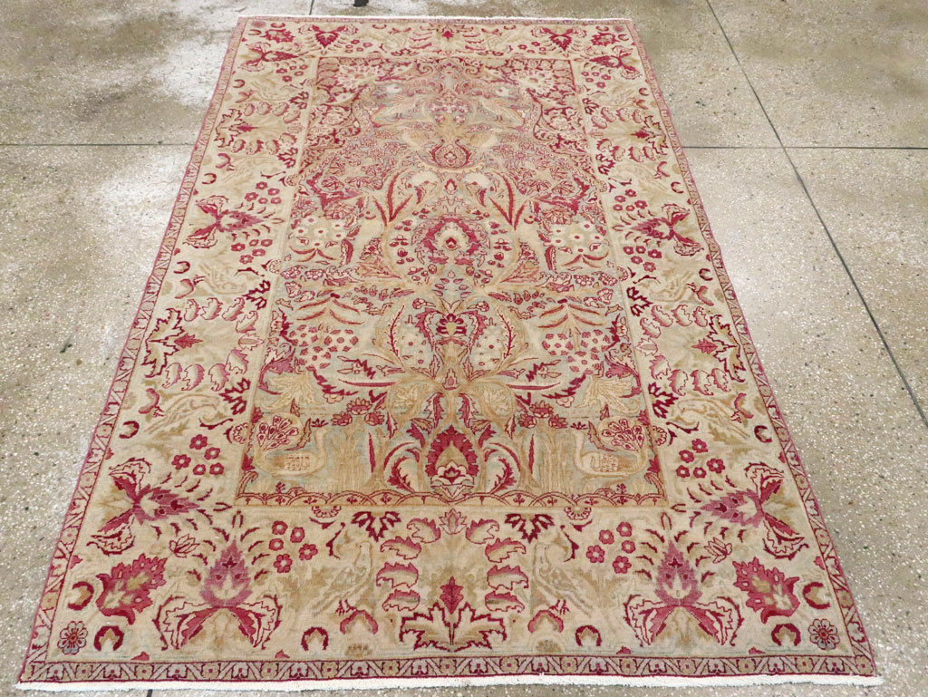 Antique Persian Lavar Kerman Rug, No.8706 - Gsblank