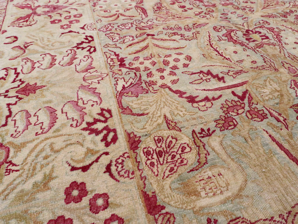 Antique Persian Lavar Kerman Rug, No.8706 - Gsblank