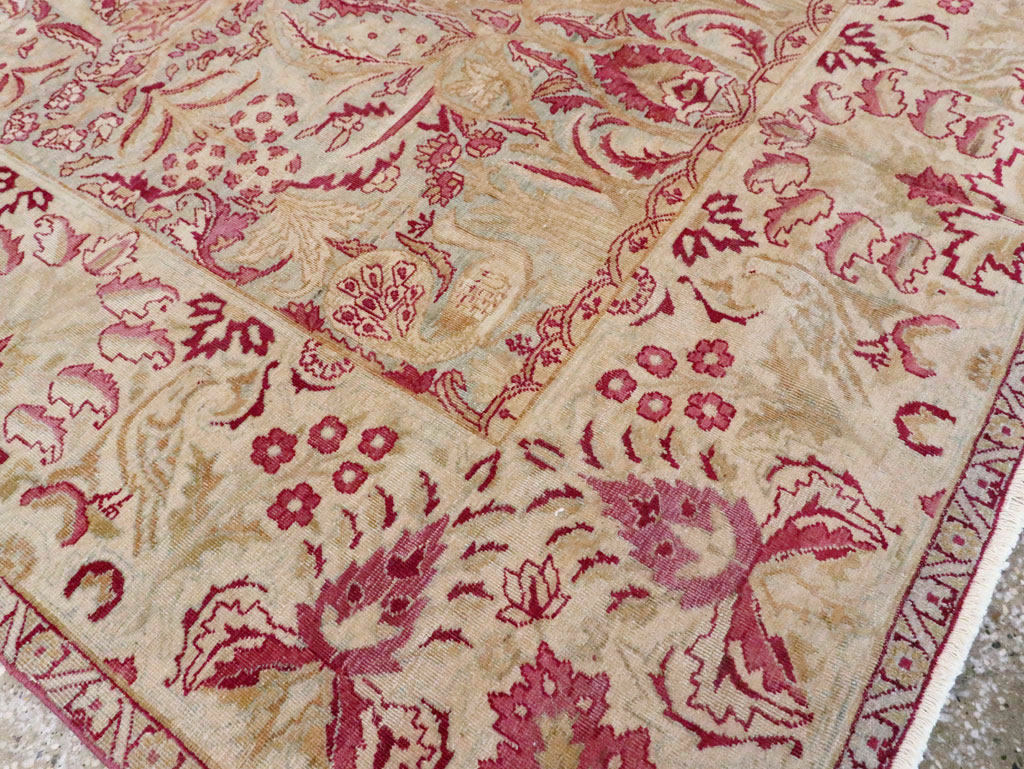 Antique Persian Lavar Kerman Rug, No.8706 - Gsblank