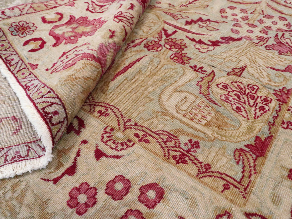 Antique Persian Lavar Kerman Rug, No.8706 - Gsblank