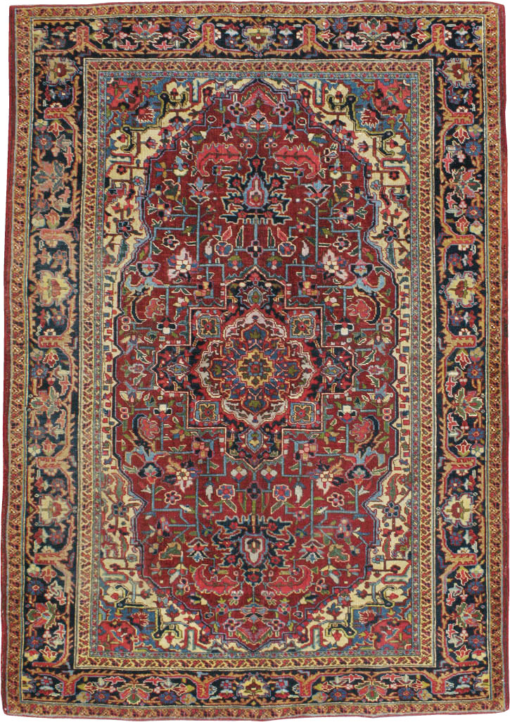 Vintage Persian Heriz Carpet, No.8713 - Gsblank